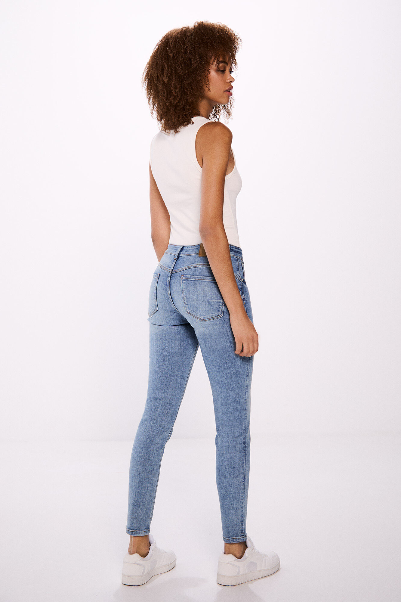 Springfield Jeans push up azul