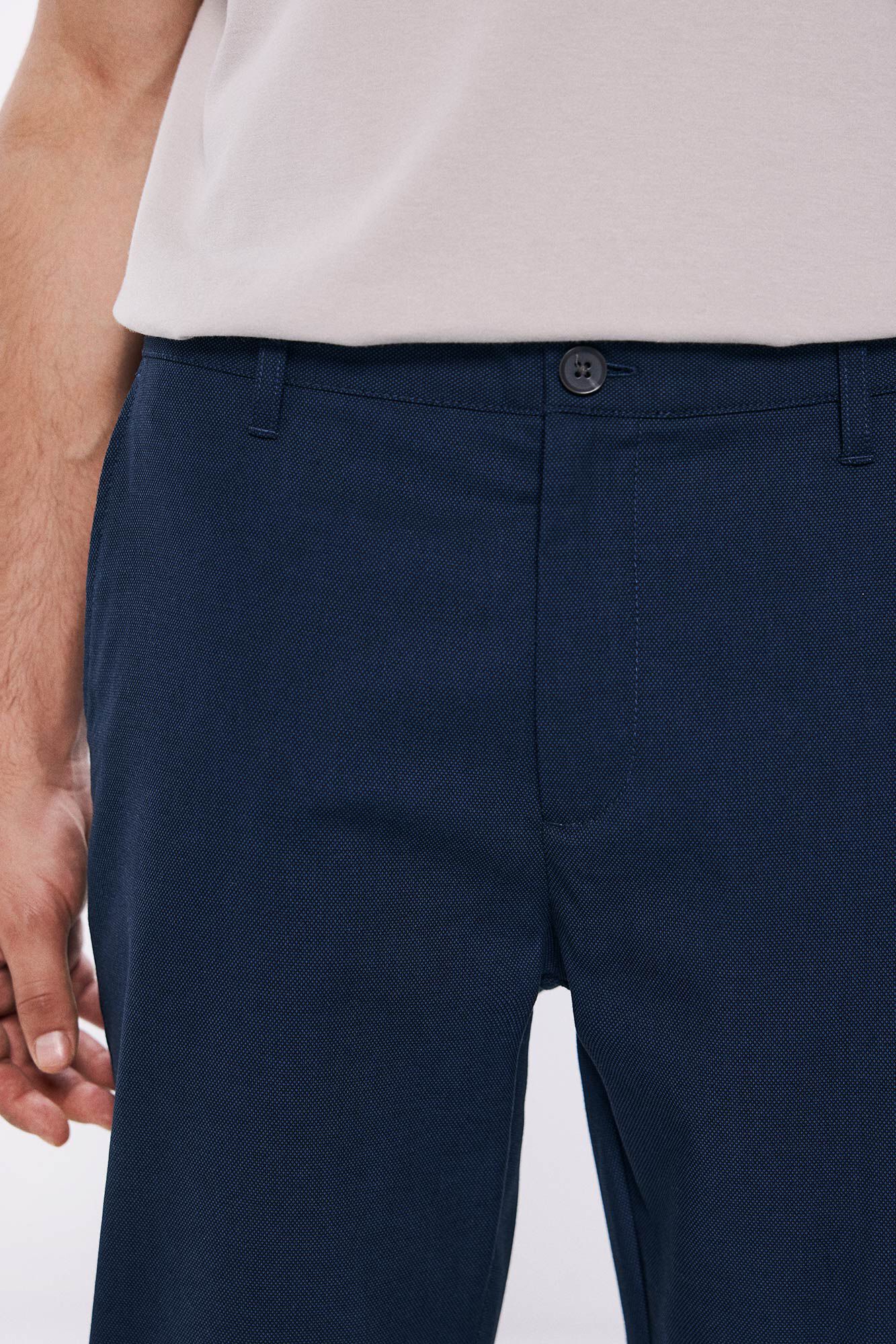 Springfield Pantal&oacute;n chino vestir comfort slim fit azulado