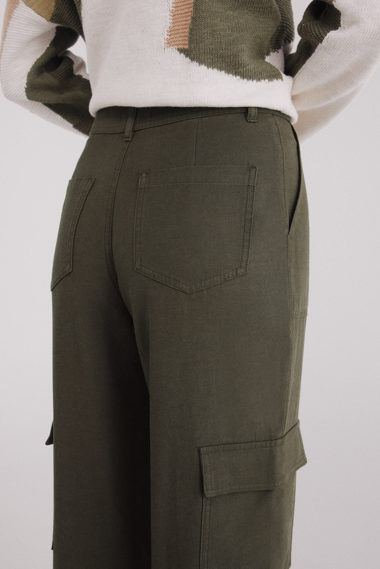 Springfield Pantal&oacute;n cargo ligero khaki