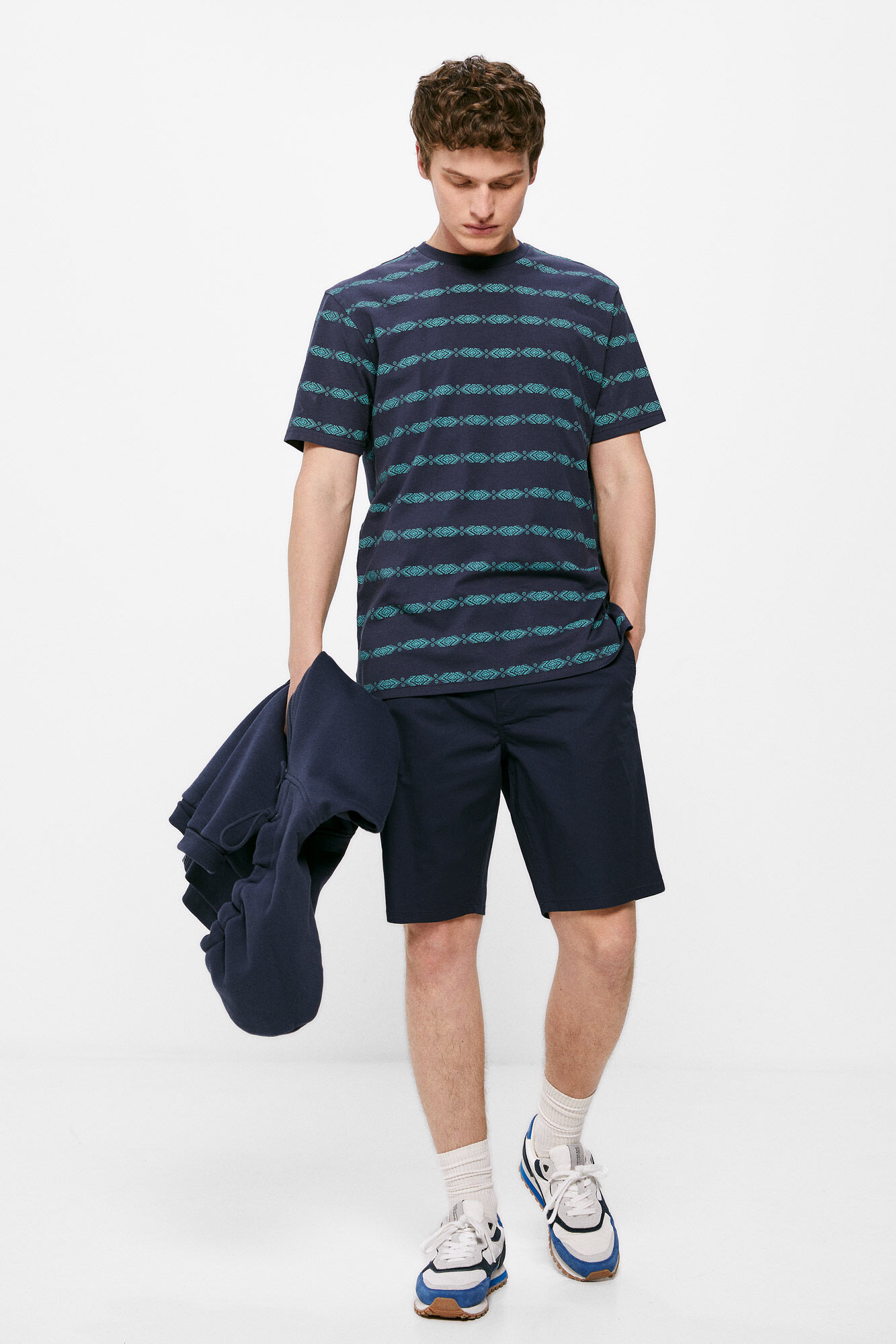 Springfield Playera Aop azul