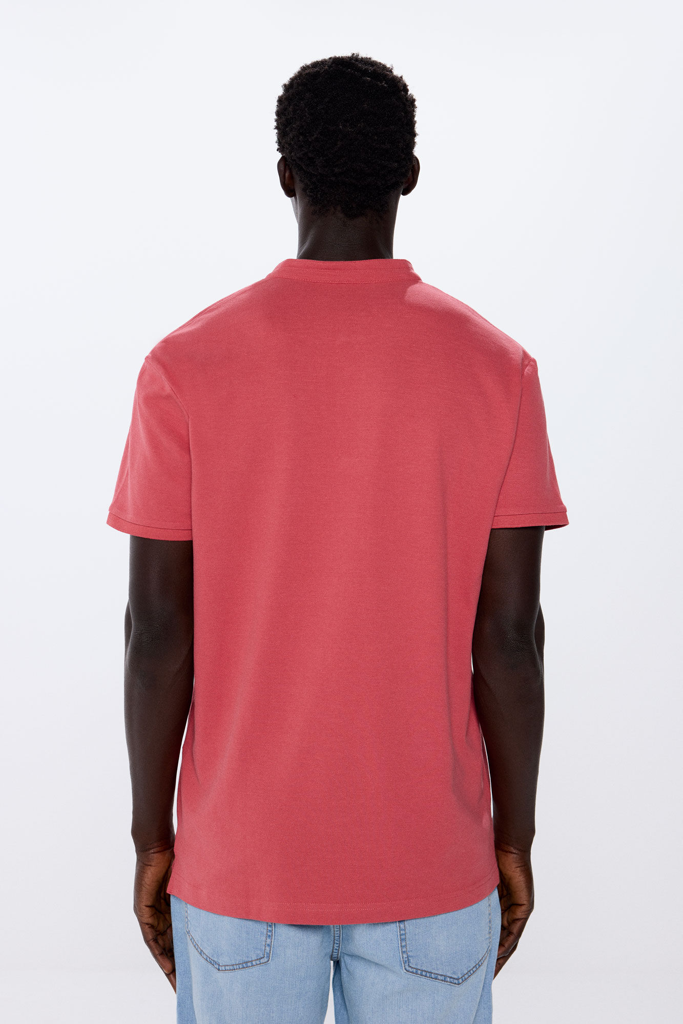 Springfield Polo piqu&eacute; cuello mao rojo