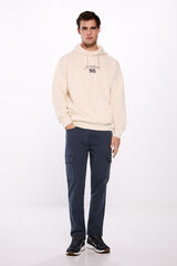 Springfield Pantal&oacute;n cargo lavado slim fit azul indigo