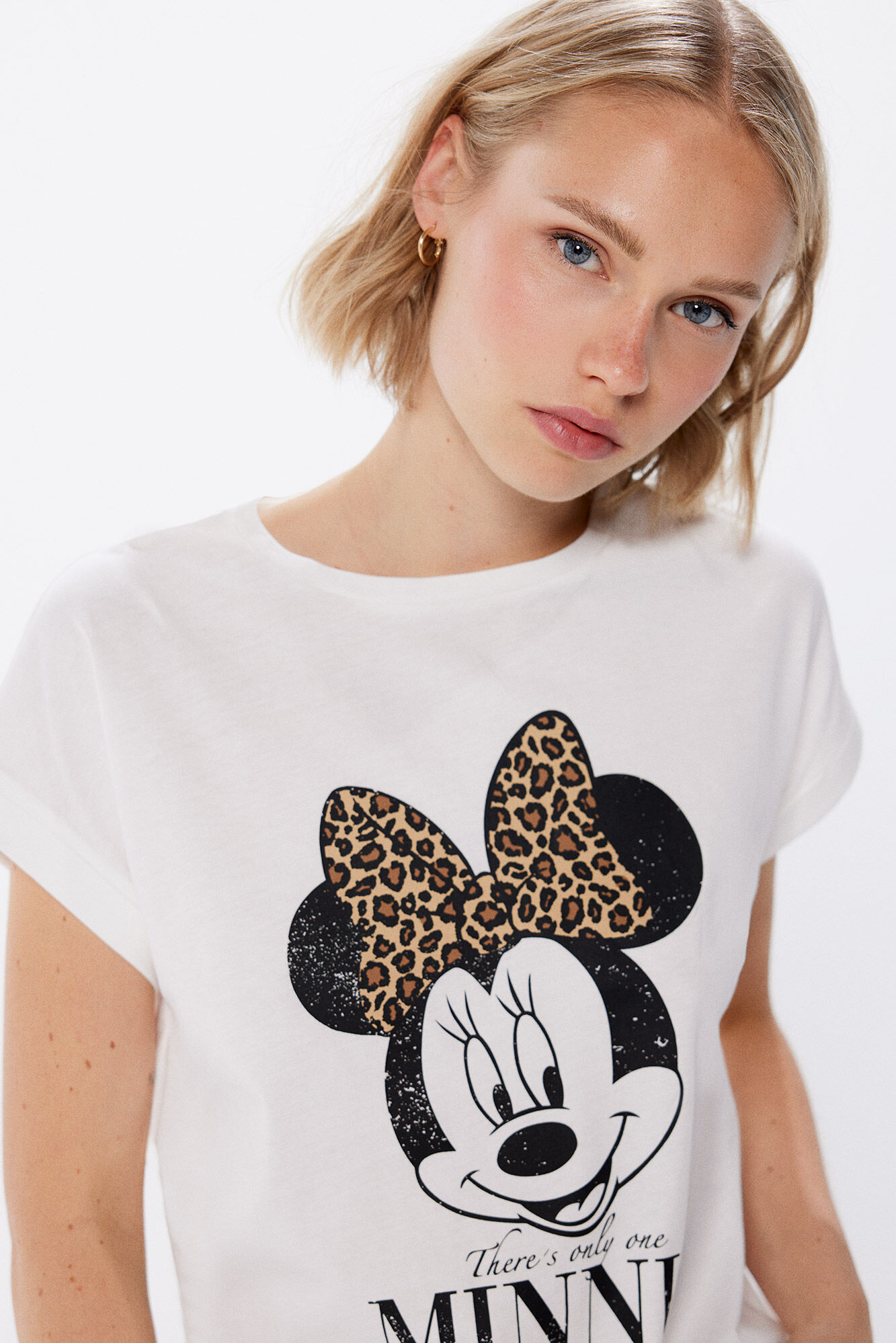 Springfield Playera "Minnie" lazo leopardo