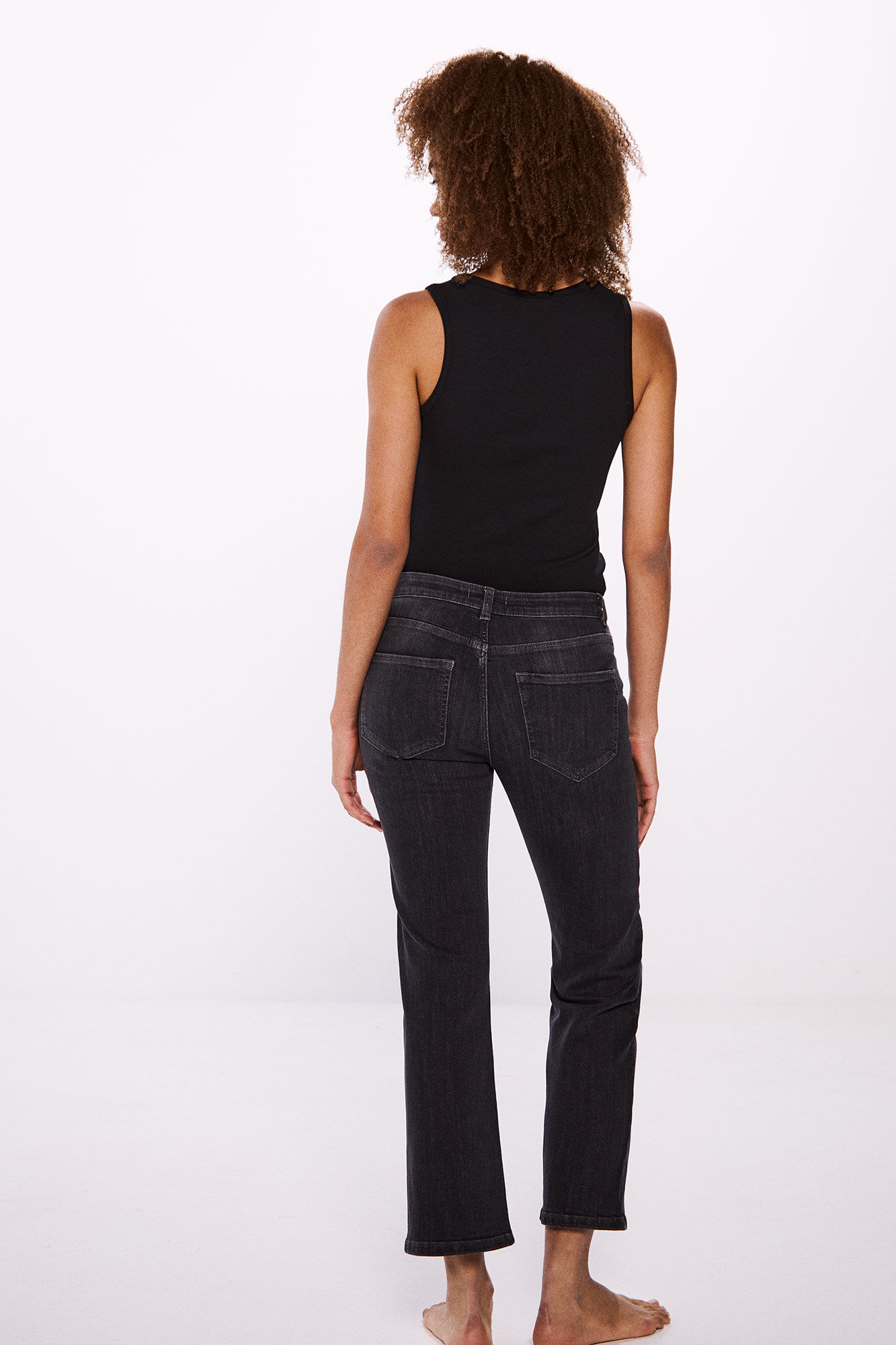 Springfield Jeans kick flare gris