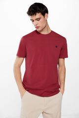 Springfield Playera b&aacute;sica &aacute;rbol rojo