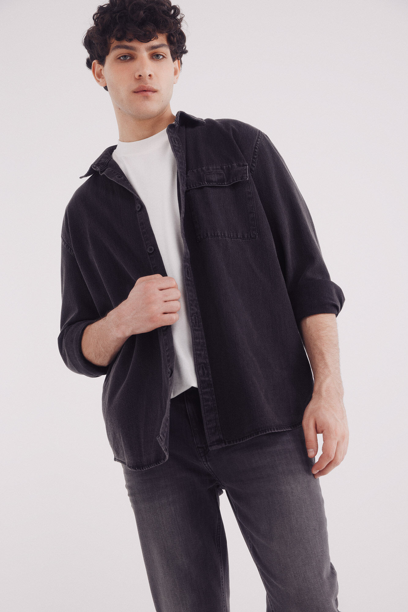Springfield Jeans ultraligero slim fit gris