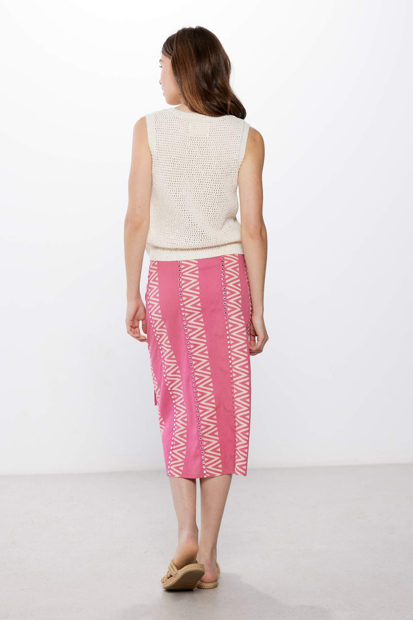 High Spirits Falda Valerian  fucsia