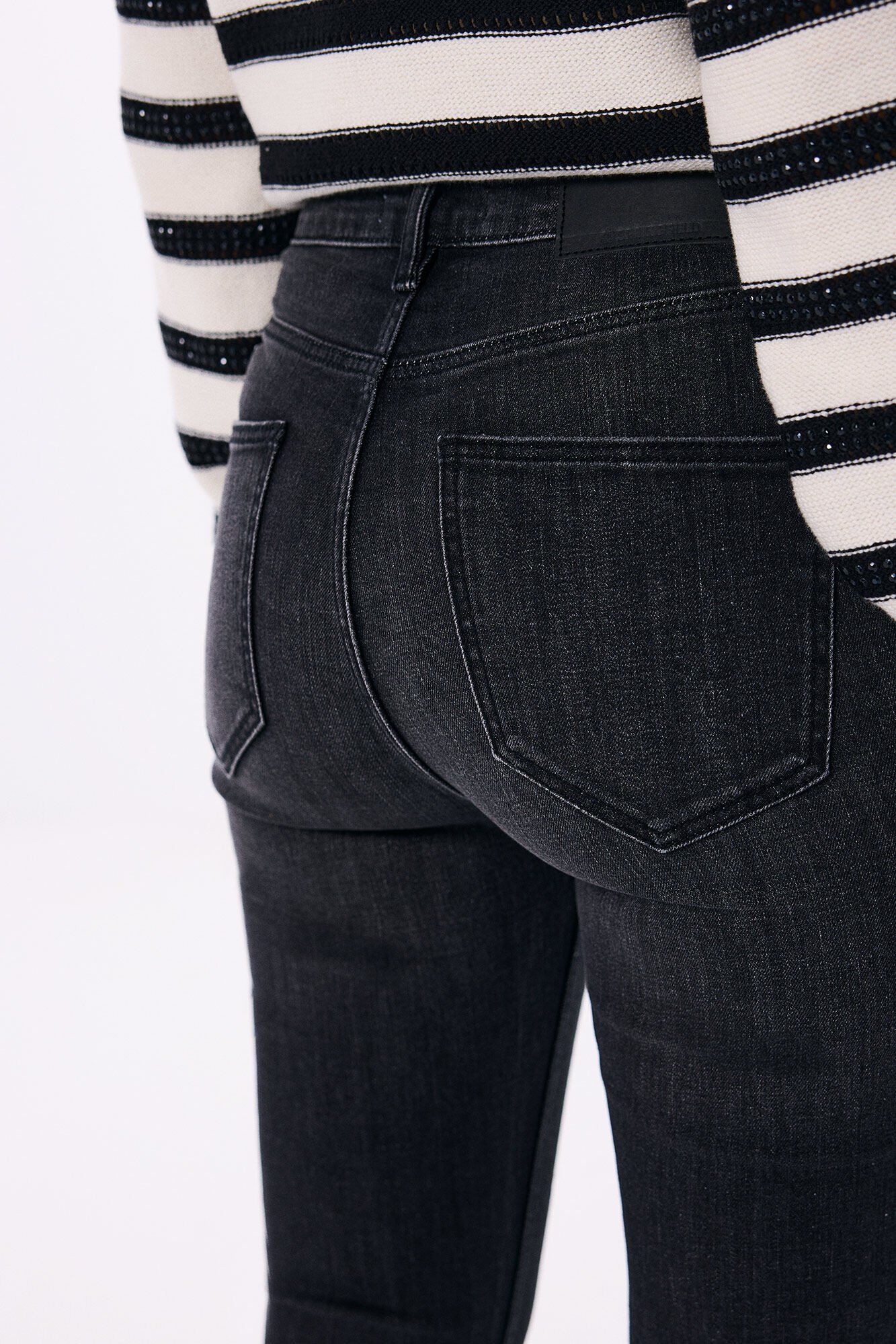 Springfield Jeans Flare negro