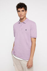 Springfield Polo piqu&eacute; b&aacute;sico regular fit morado/lila