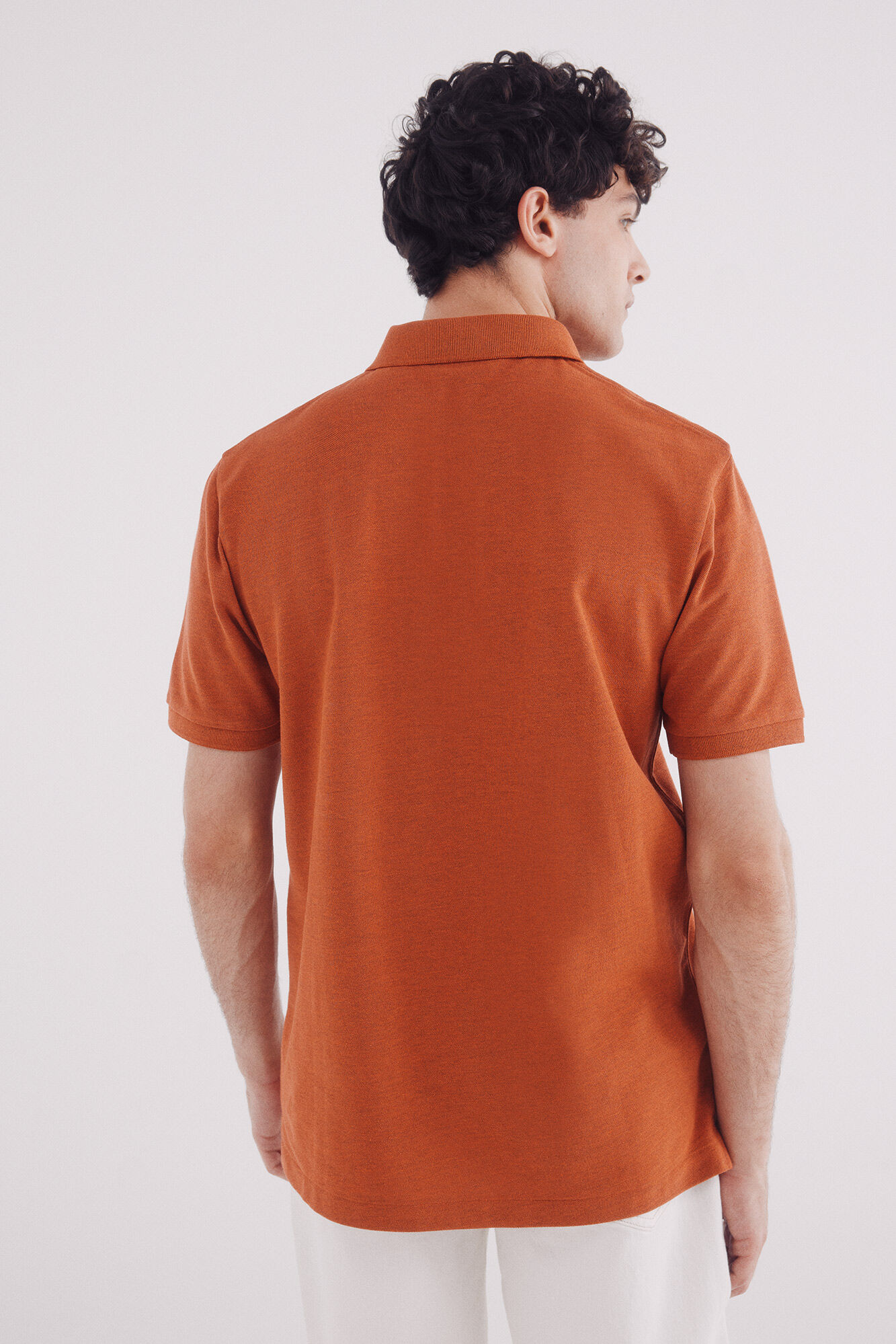 Springfield Polo piqu&eacute; b&aacute;sico fantas&iacute;a regular fit rojo