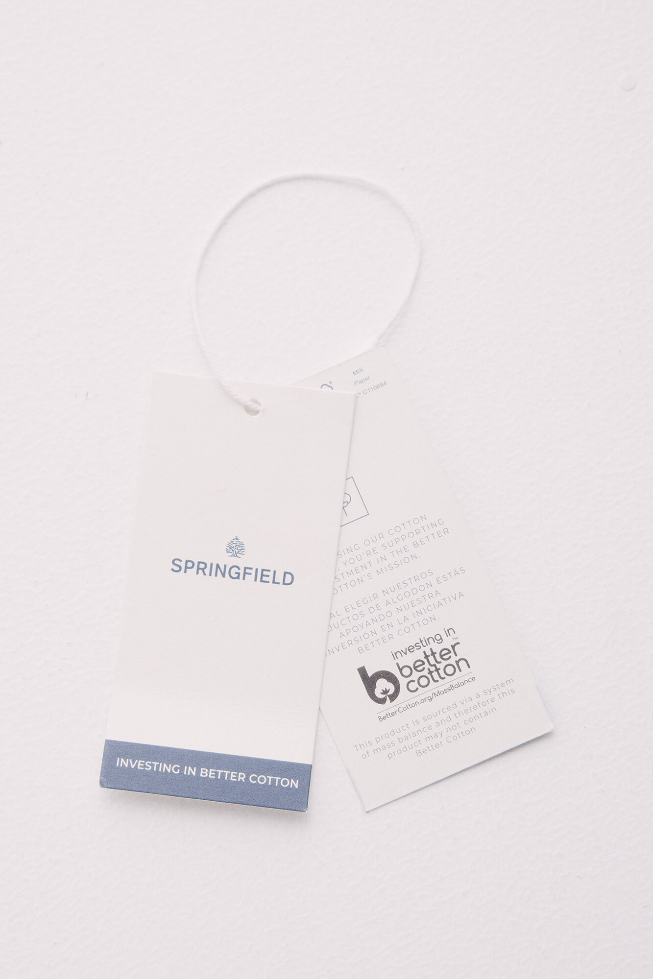 Springfield Bermuda lino slim fit azulado