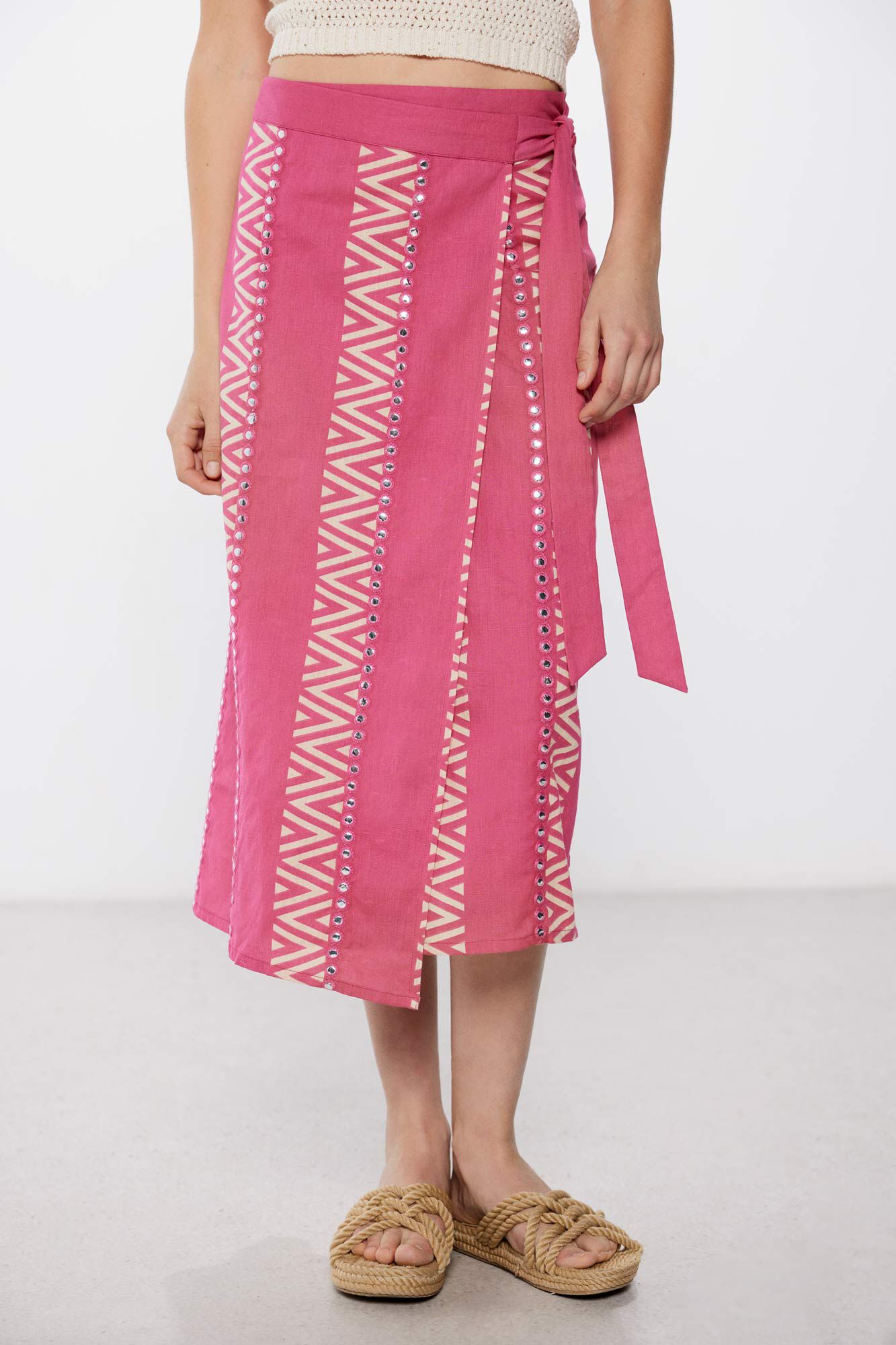 High Spirits Falda Valerian  fucsia