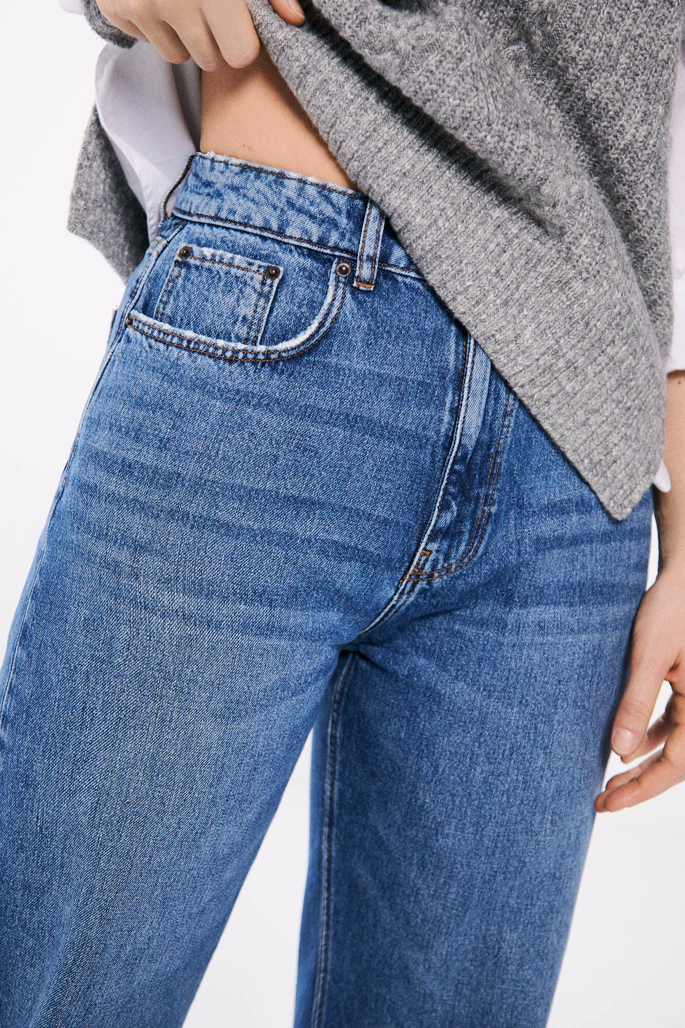 Springfield Jeans wide leg azul