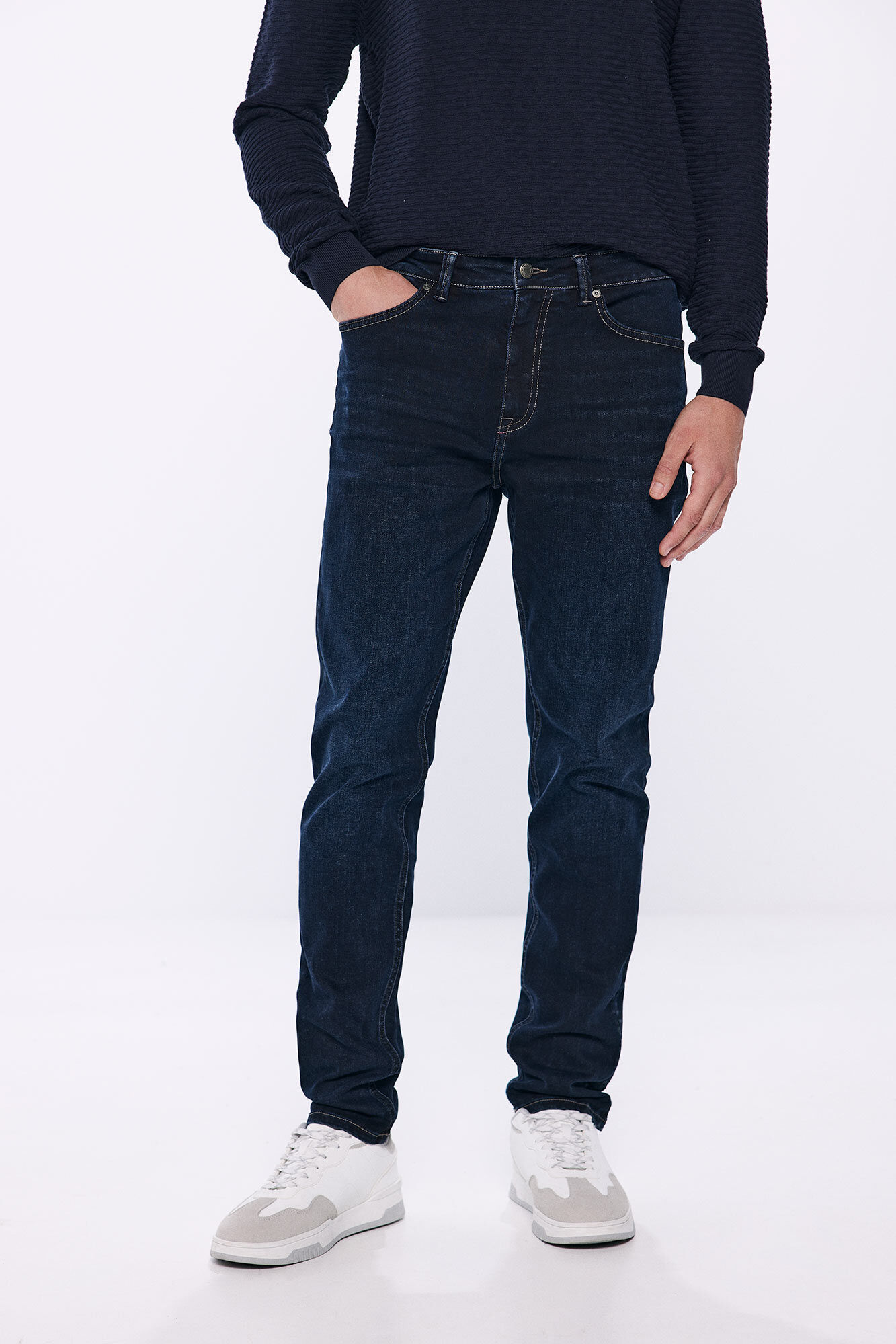 Springfield Vaquero slim fit azul muy oscuro