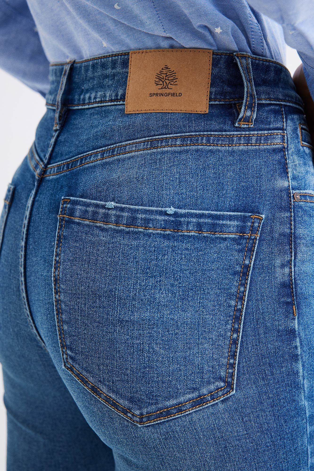 Springfield Jeans Skinny azul