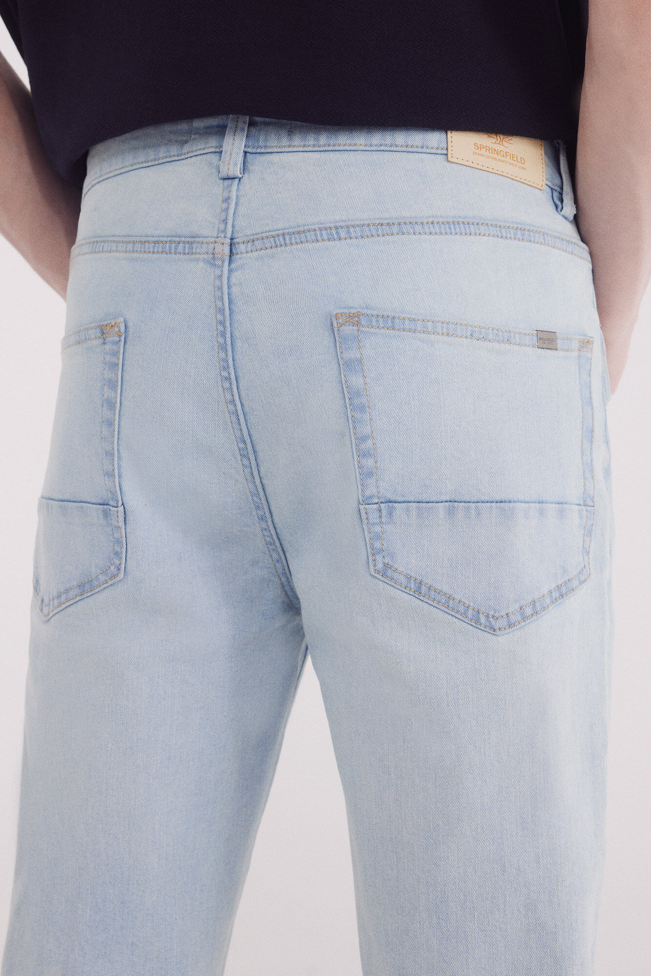 Springfield Jeans skinny fit azul indigo