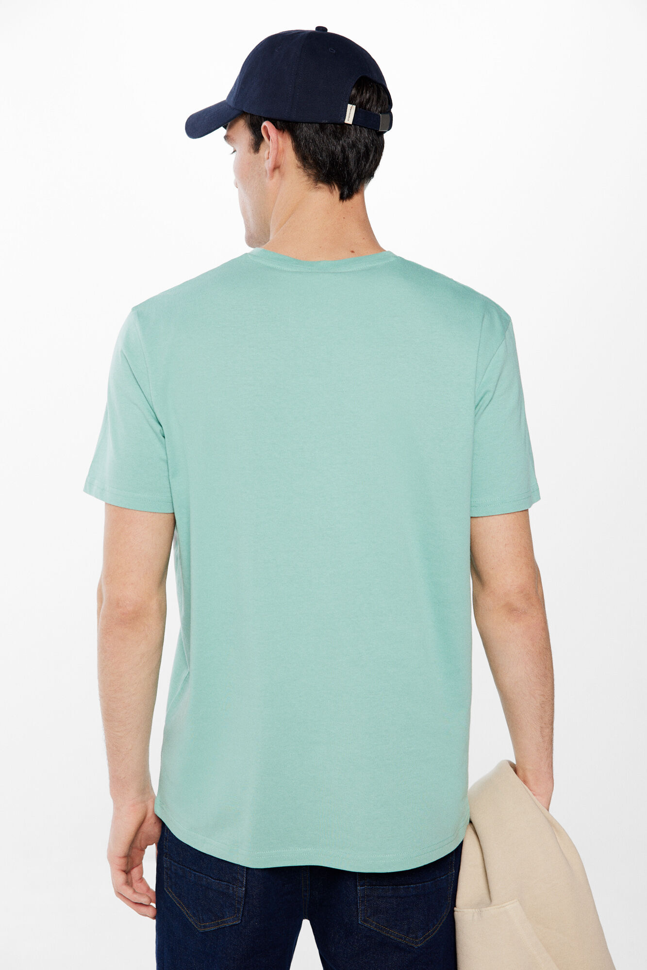 Springfield Playera b&aacute;sica &aacute;rbol verde