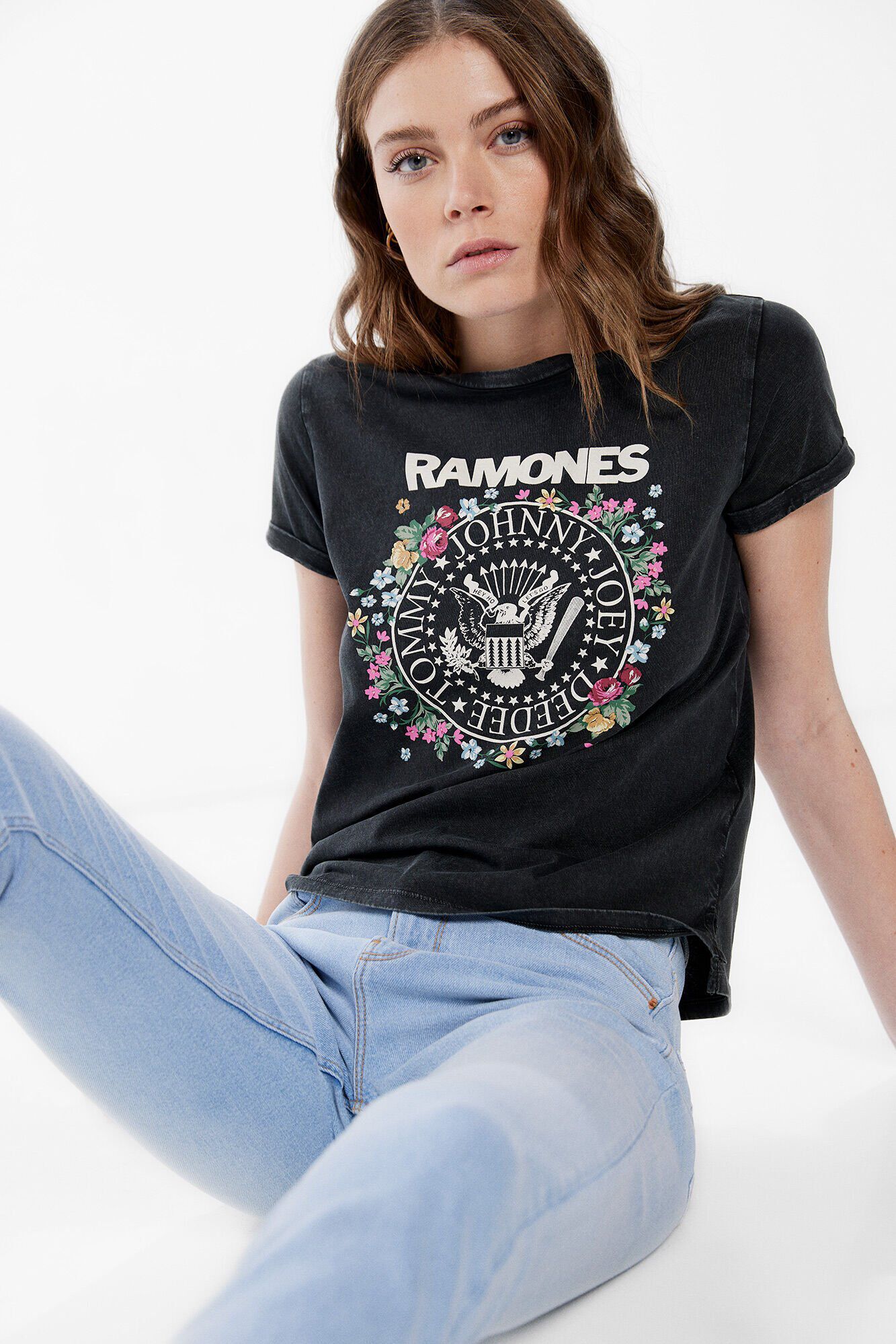 Springfield Playera "Ramones" amarillo