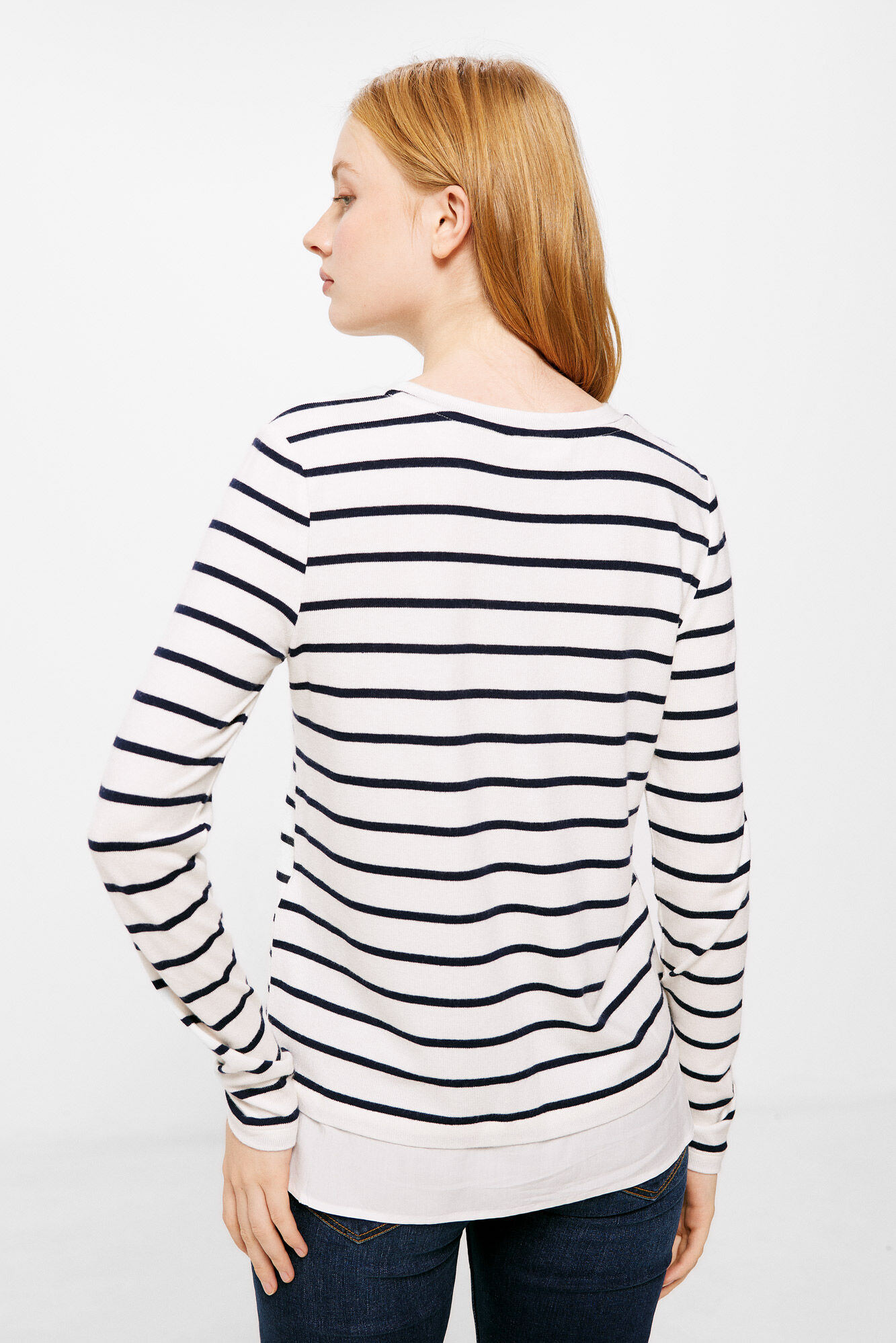 Springfield Playera "amour" rayas estampado