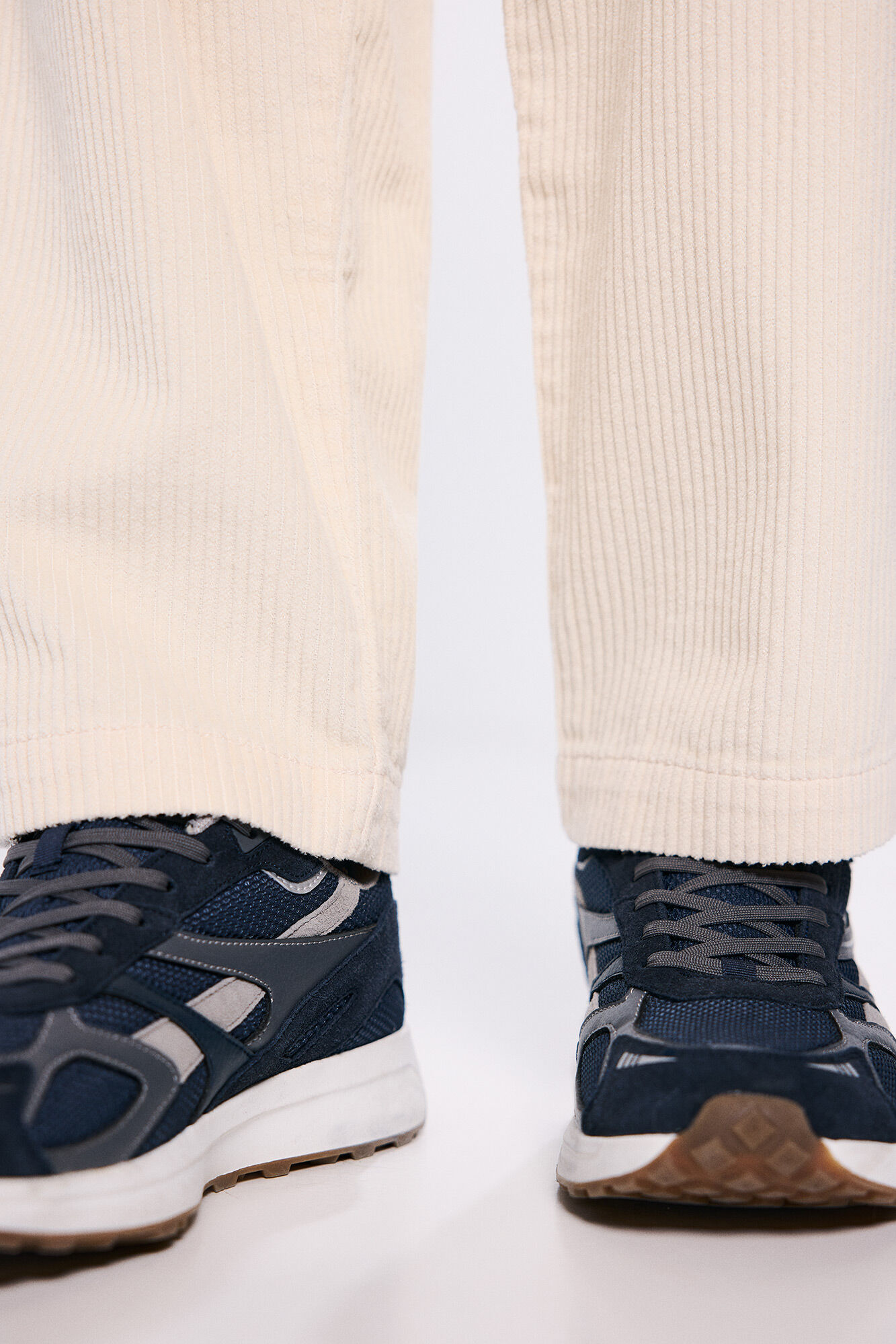 Springfield Pantal&oacute;n pana recto marfil