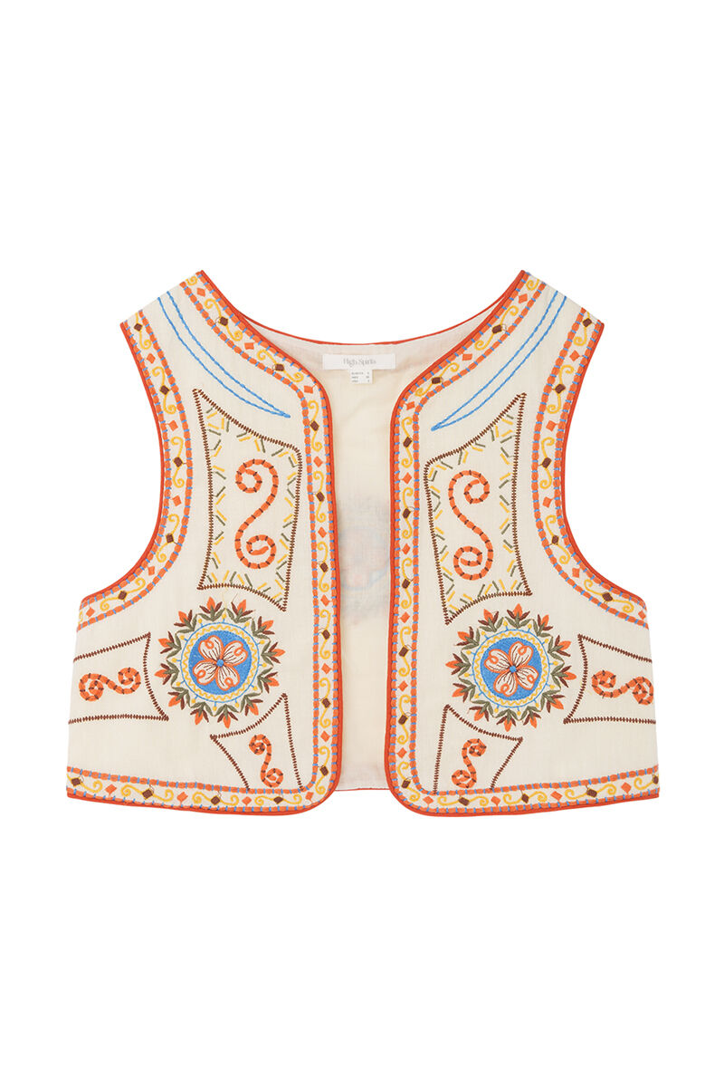 High Spirits Chaleco Blossom beige