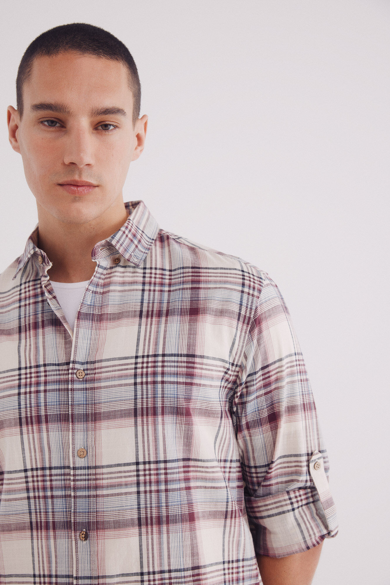 Springfield Camisa algod&oacute;n slum cuadros