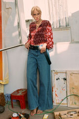 High Spirits Camisa Stella p&uacute;rpura