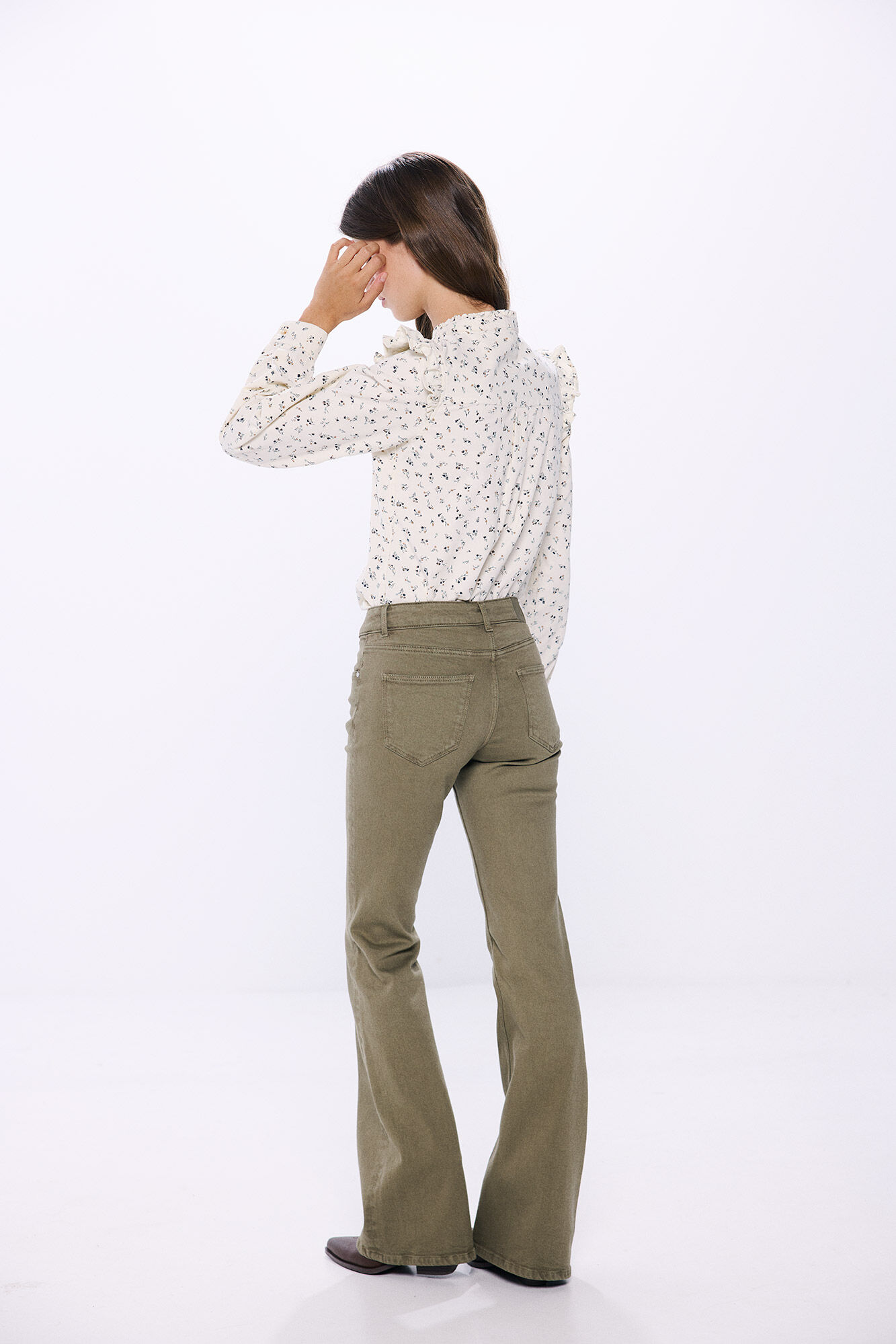 Springfield Jeans Flare khaki
