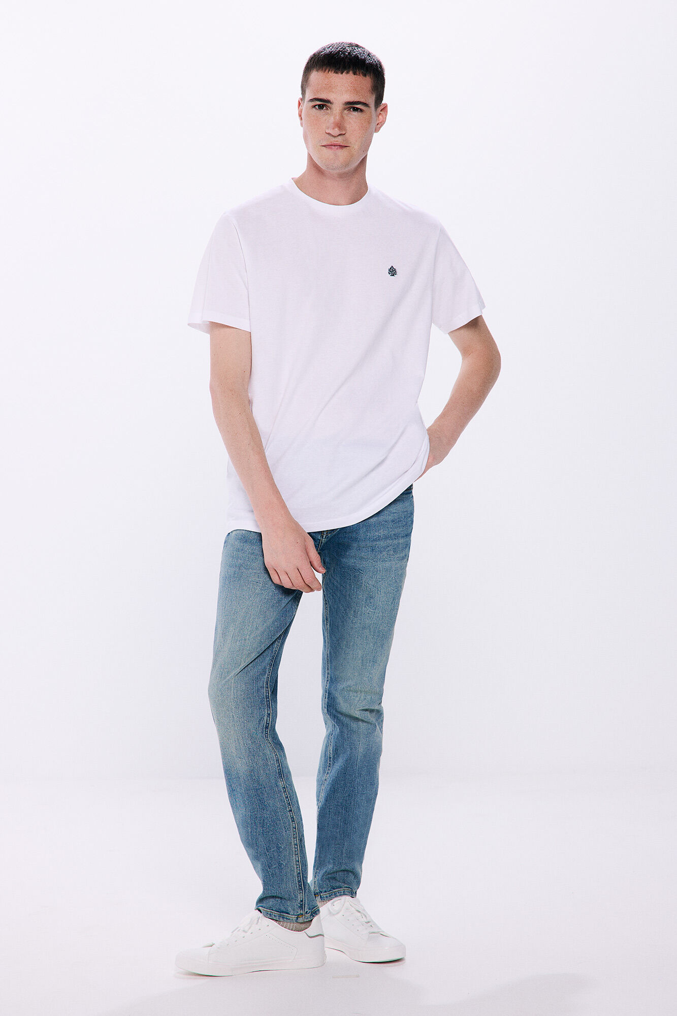 Springfield Playera b&aacute;sica cuello redondo