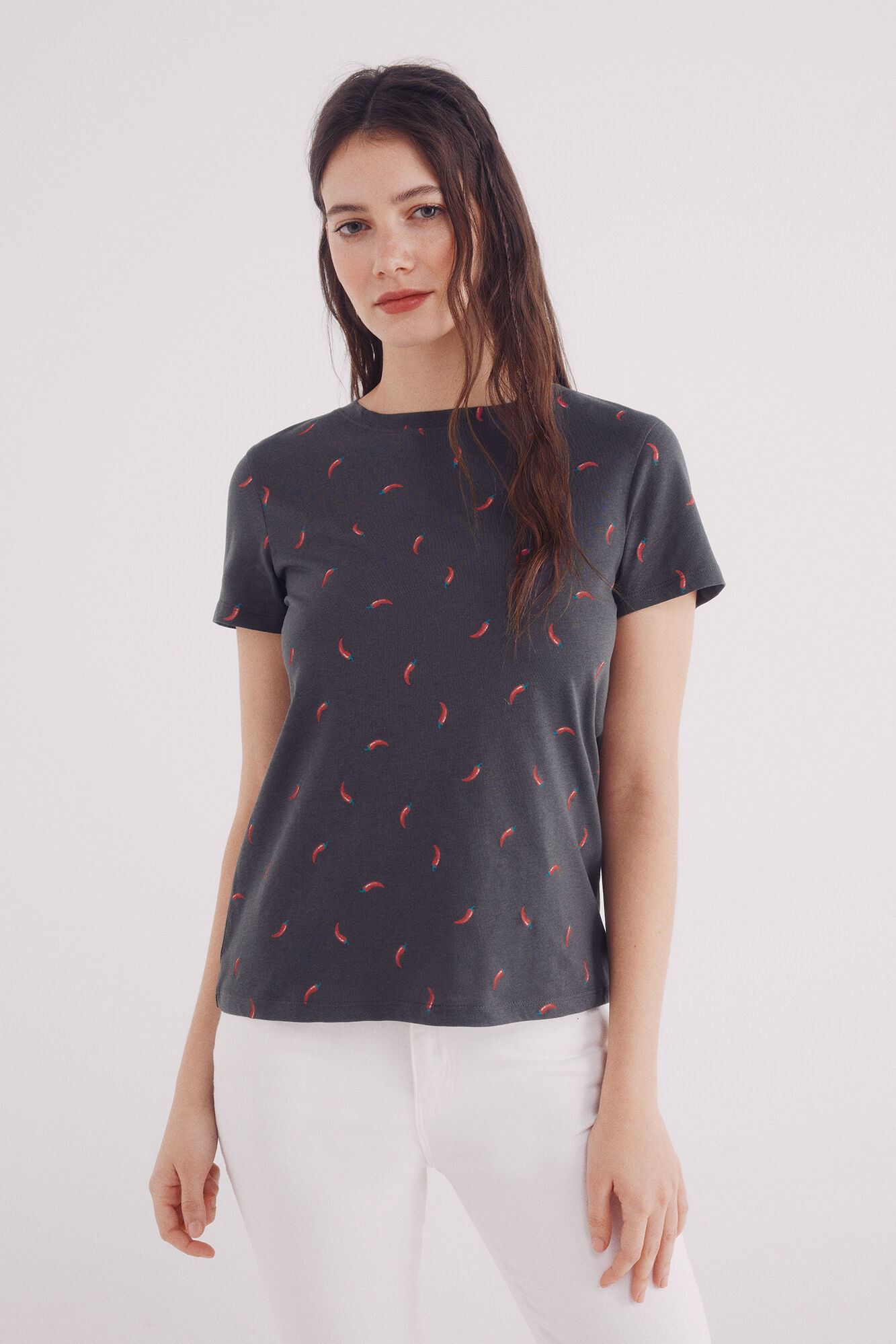 Springfield Playera estampado frutas