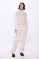 Springfield Pantal&oacute;n cargo pana beige