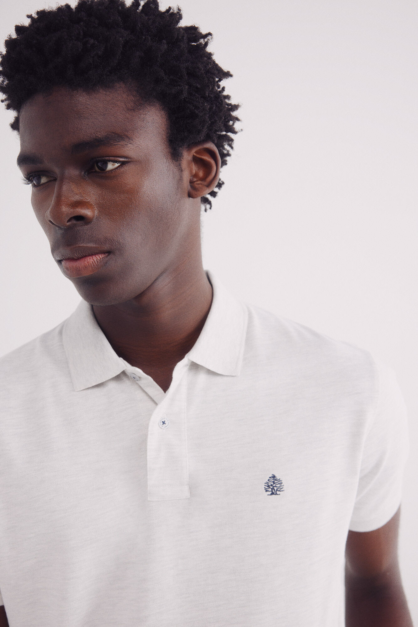 Springfield Polo piqu&eacute; b&aacute;sico fantas&iacute;a regular fit gris