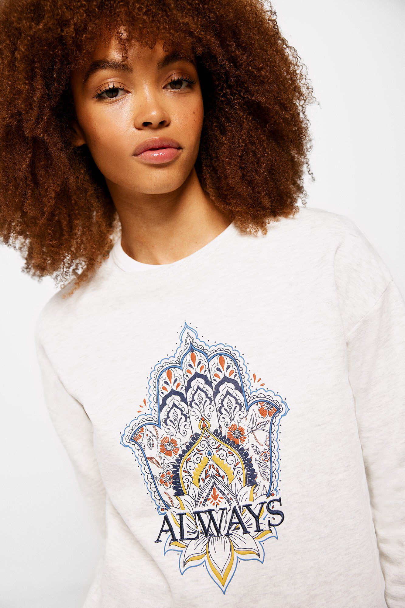 Springfield Sudadera bimateria "Always" gris