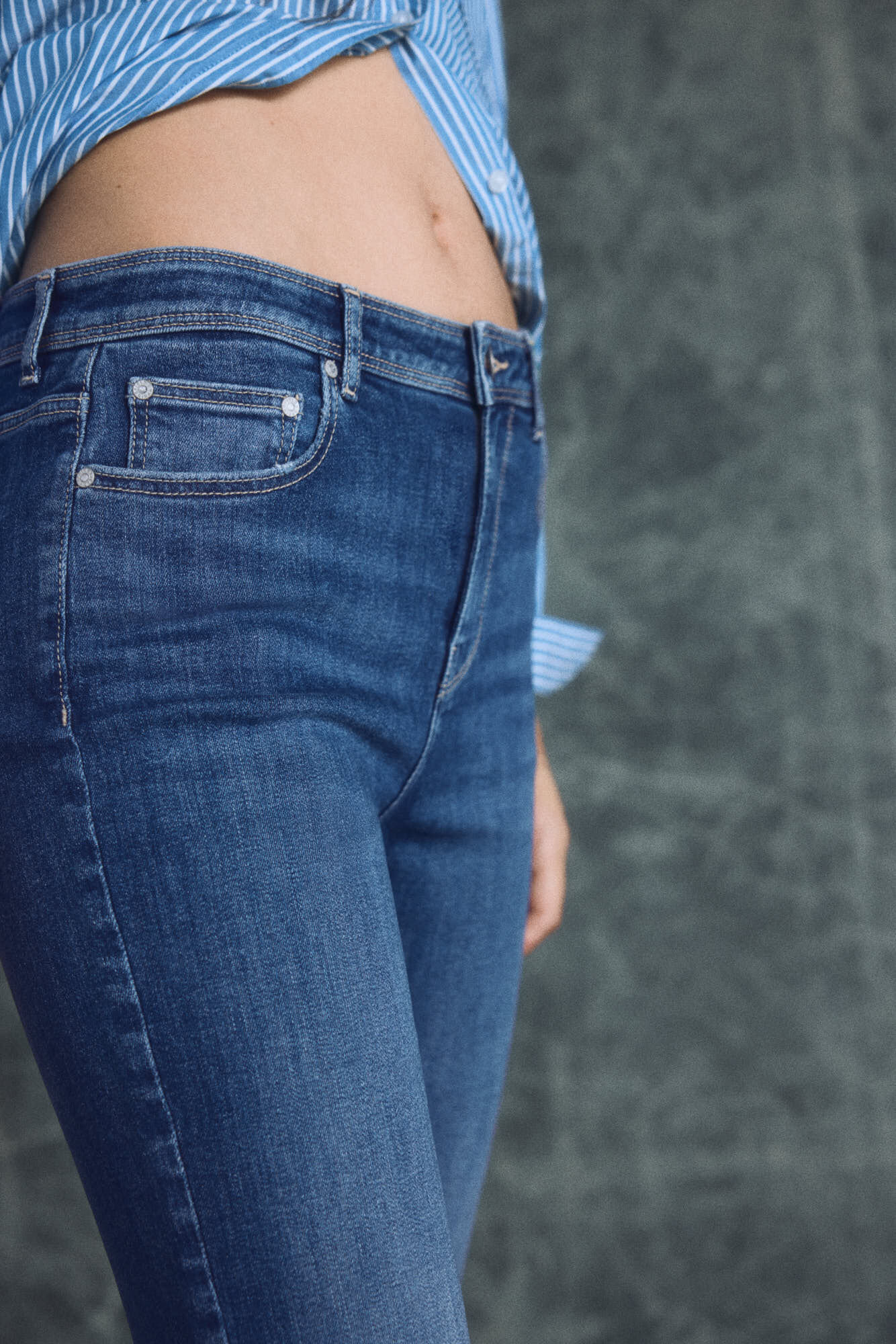 Springfield Jeans Flare azul