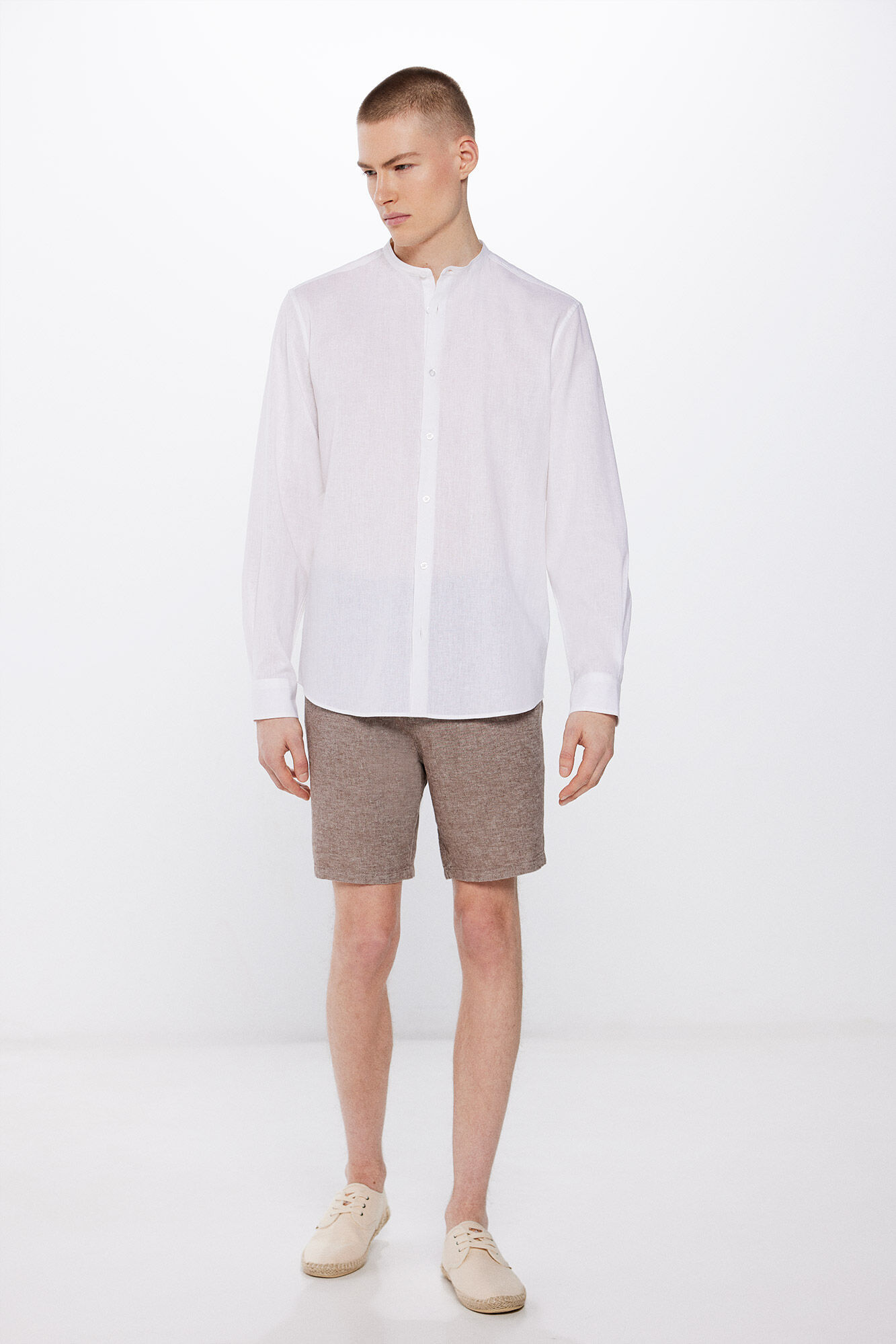 Springfield Camisa mao lino natural
