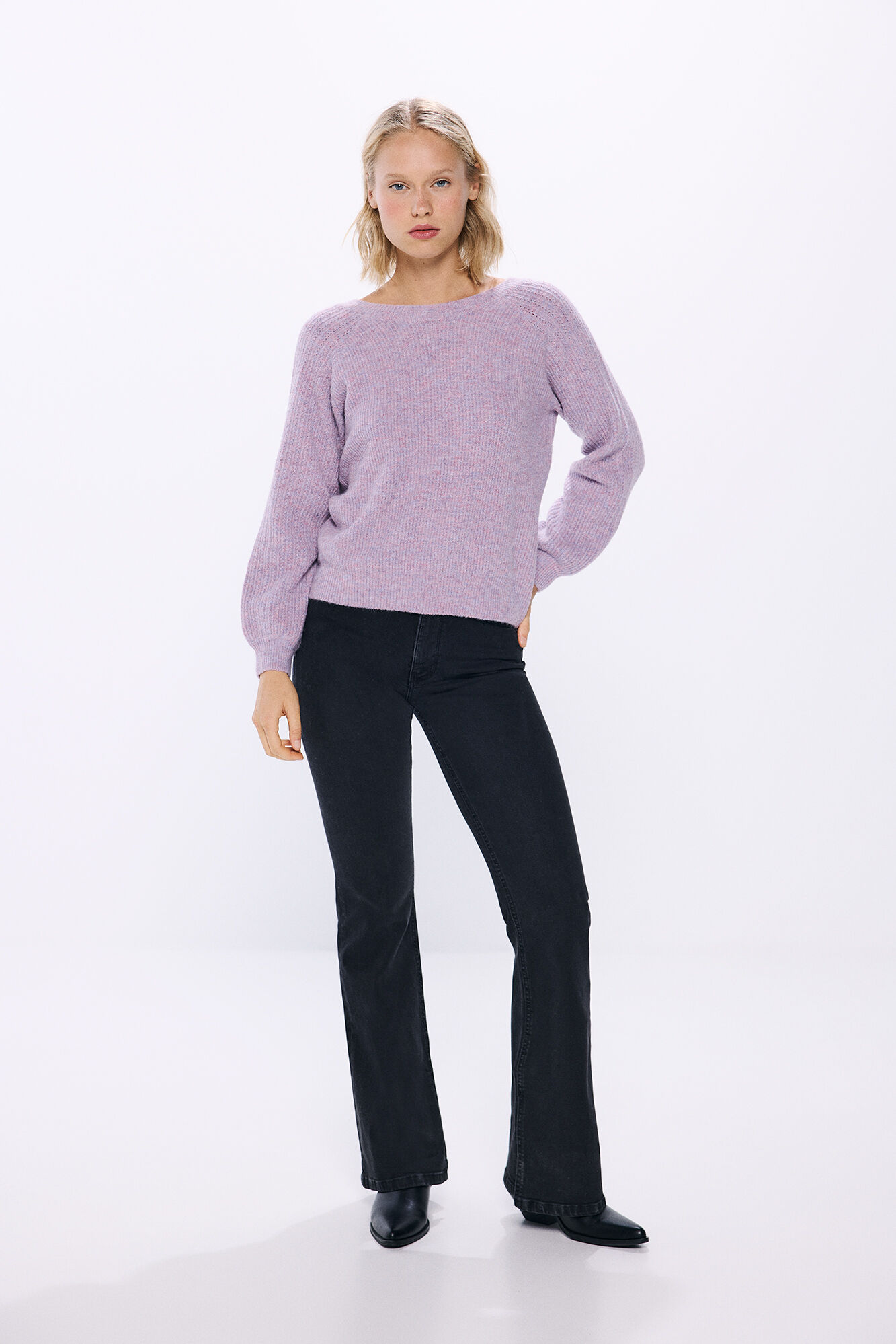 Springfield Su&eacute;ter escote espalda morado/lila