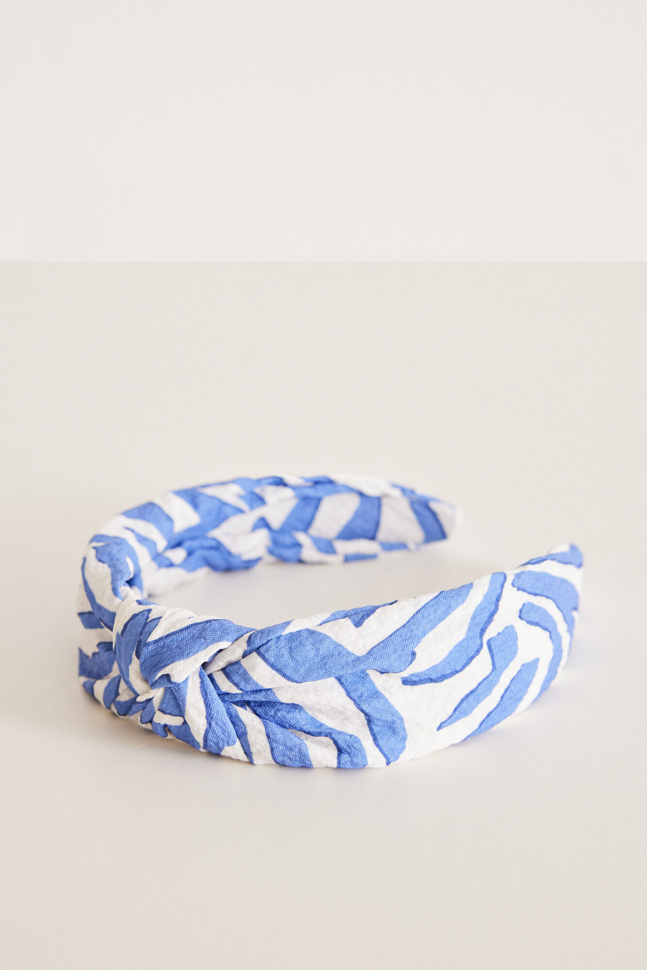 Women'secret Diadema pelo estampado azul estampado