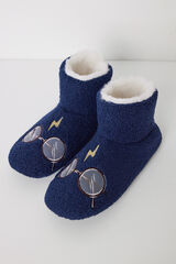 Women'secret Pantuflas bota Harry Potter azul