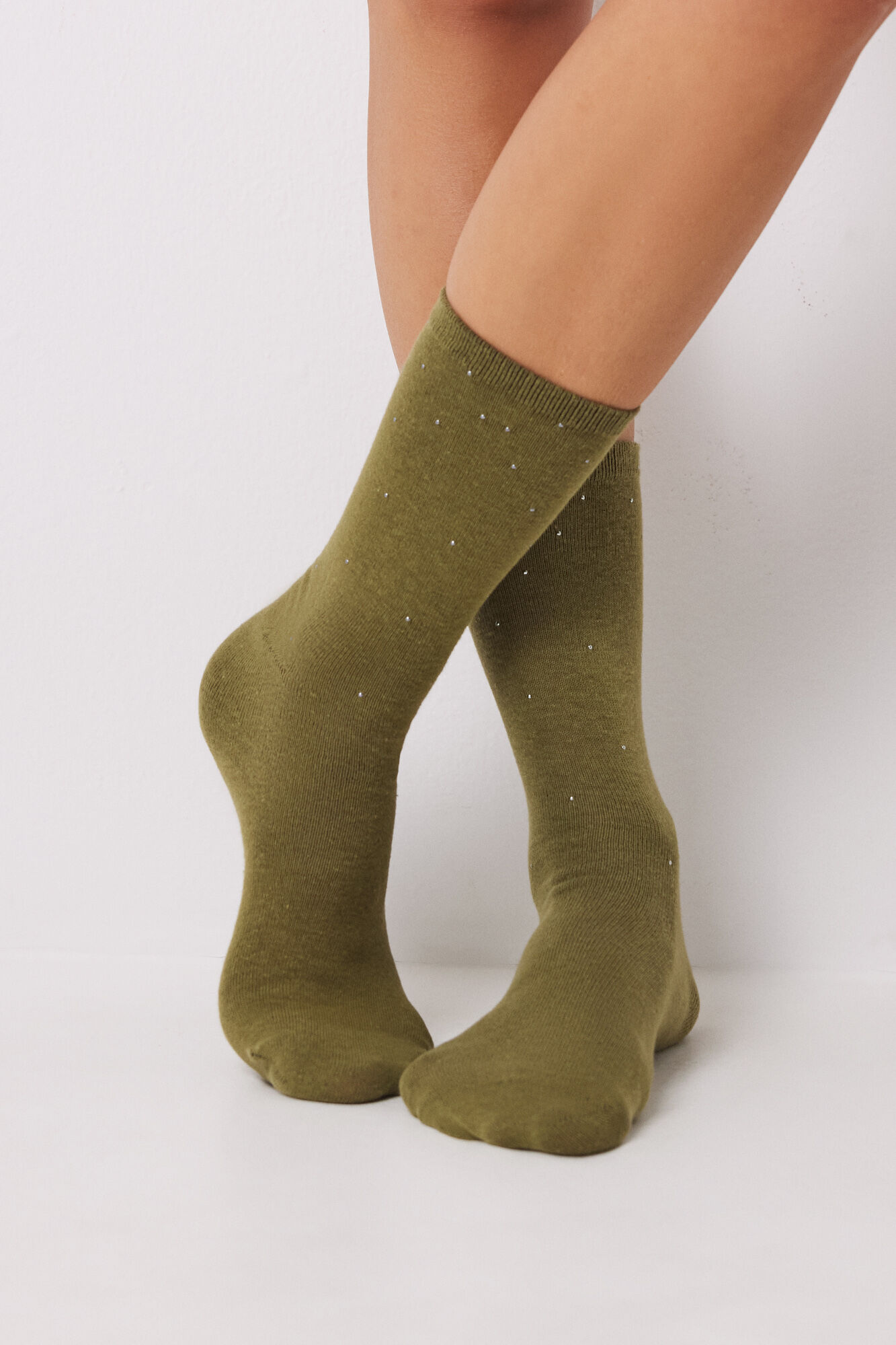 Women'secret Pack 3 calcetines altos tachuelas estampado