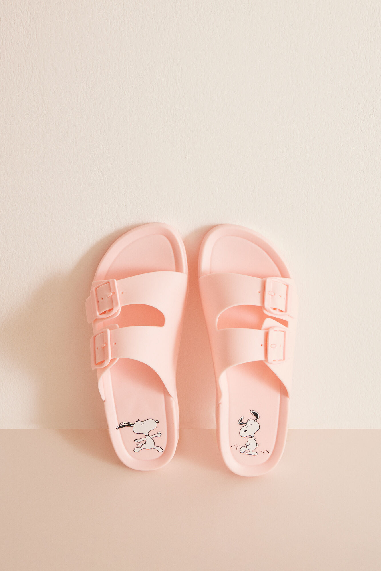 Women'secret Sandalias inyectadas rosa Snoopy rosa