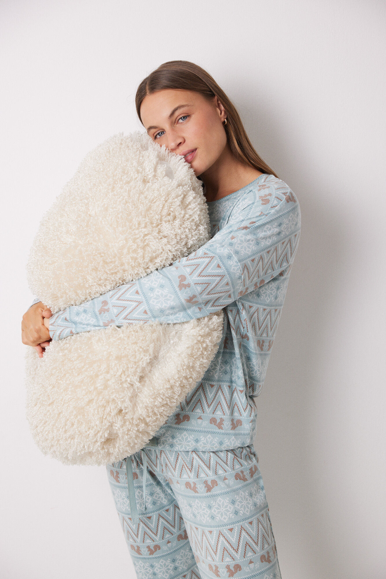 Women'secret Pijama larga polar supersoft