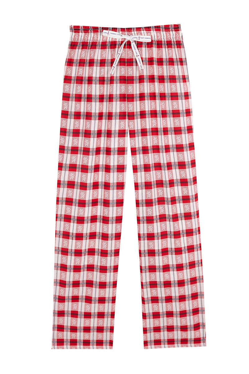 Women'secret Pantal&oacute;n pijama cuadros rojo estampado