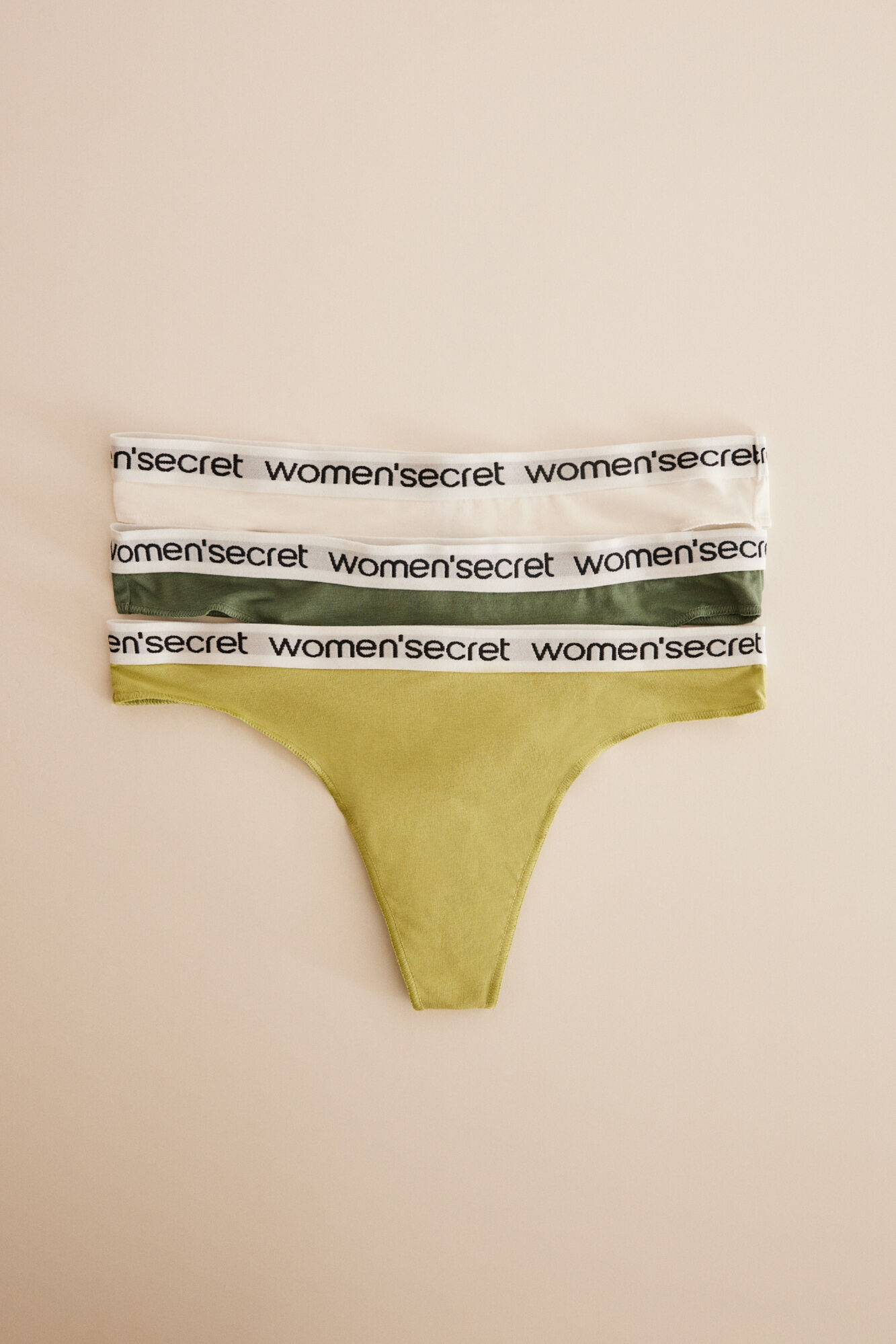 Women'secret Pack 3 tangas algod&oacute;n logo