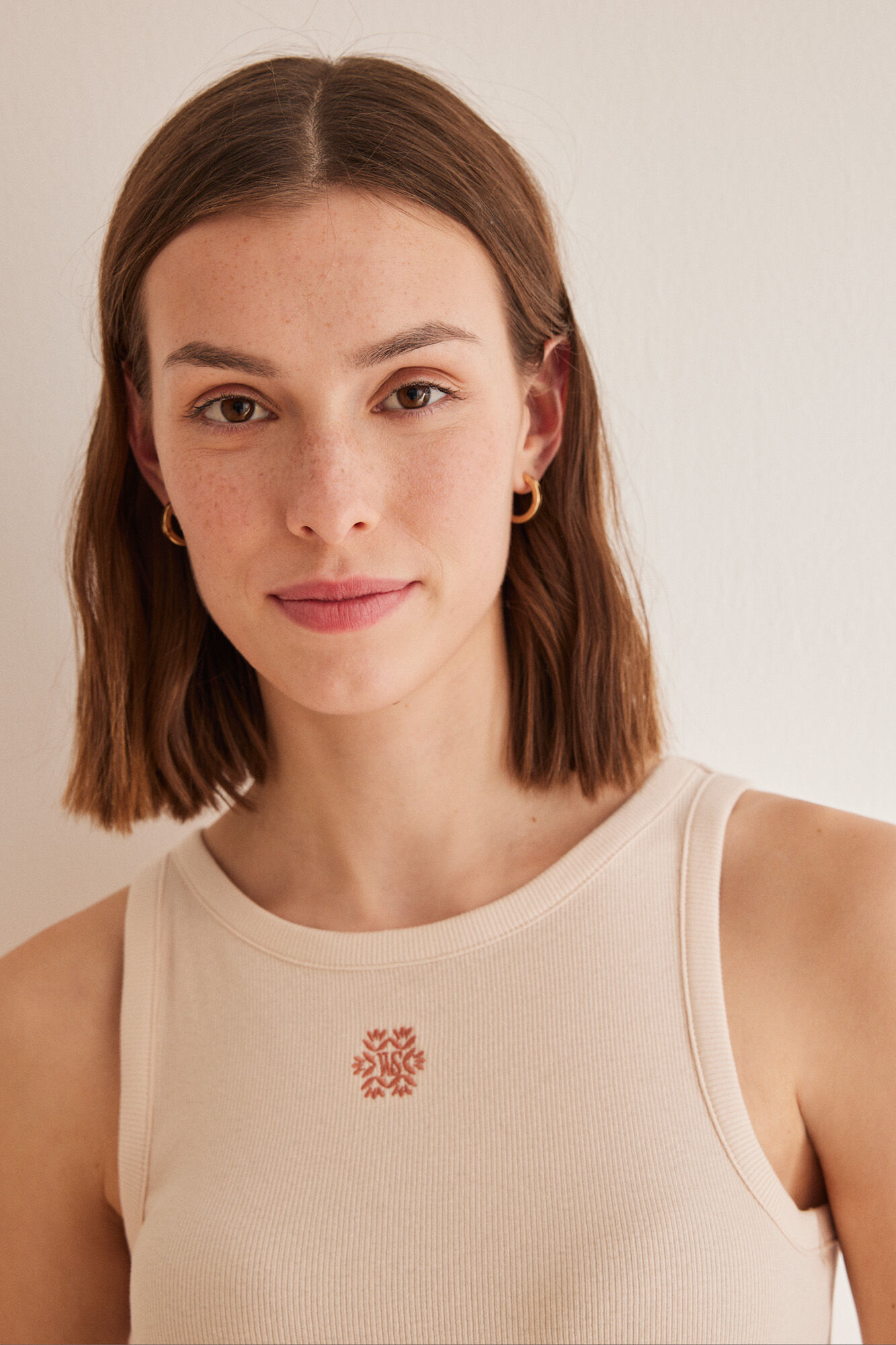 Women'secret Playera tirantes algod&oacute;n rosa rosa