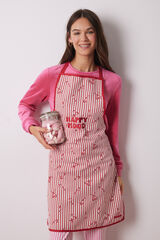 Women'secret Delantal rayas Very Merry estampado