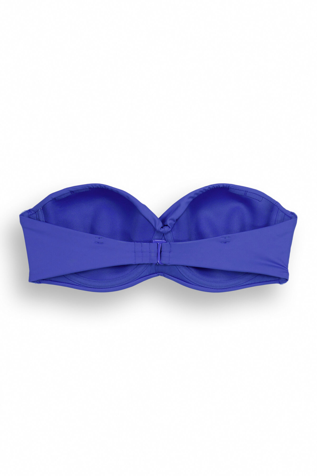 Women'secret Top bikini bandeau cruce azul