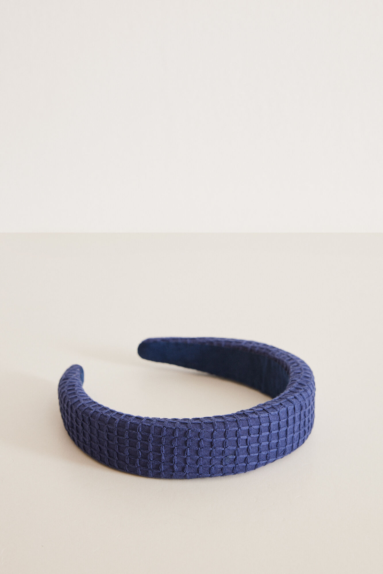 Women'secret Diadema pelo azul textura estampado
