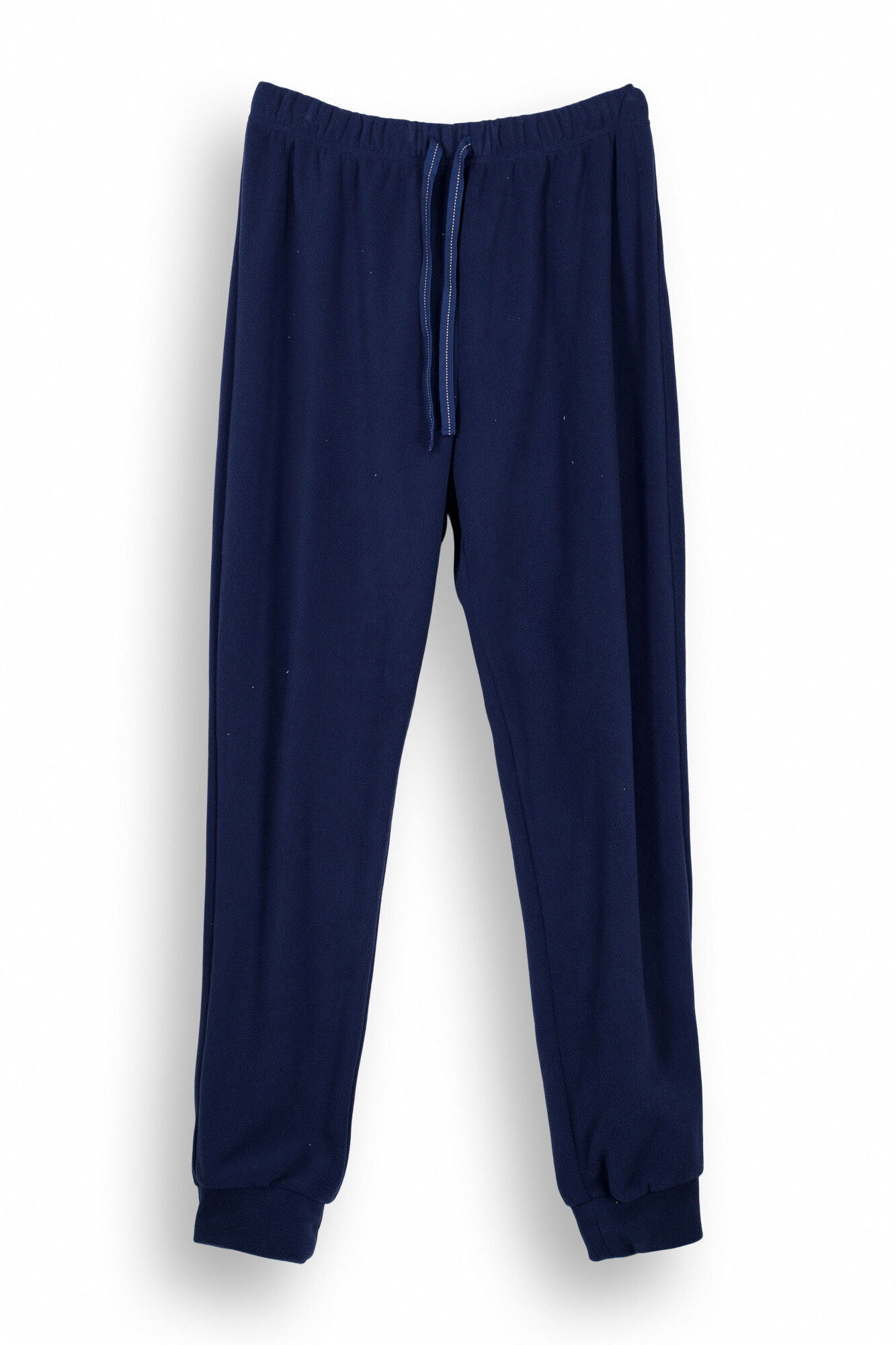 Women'secret Pijama larga esponjosa y polar azul