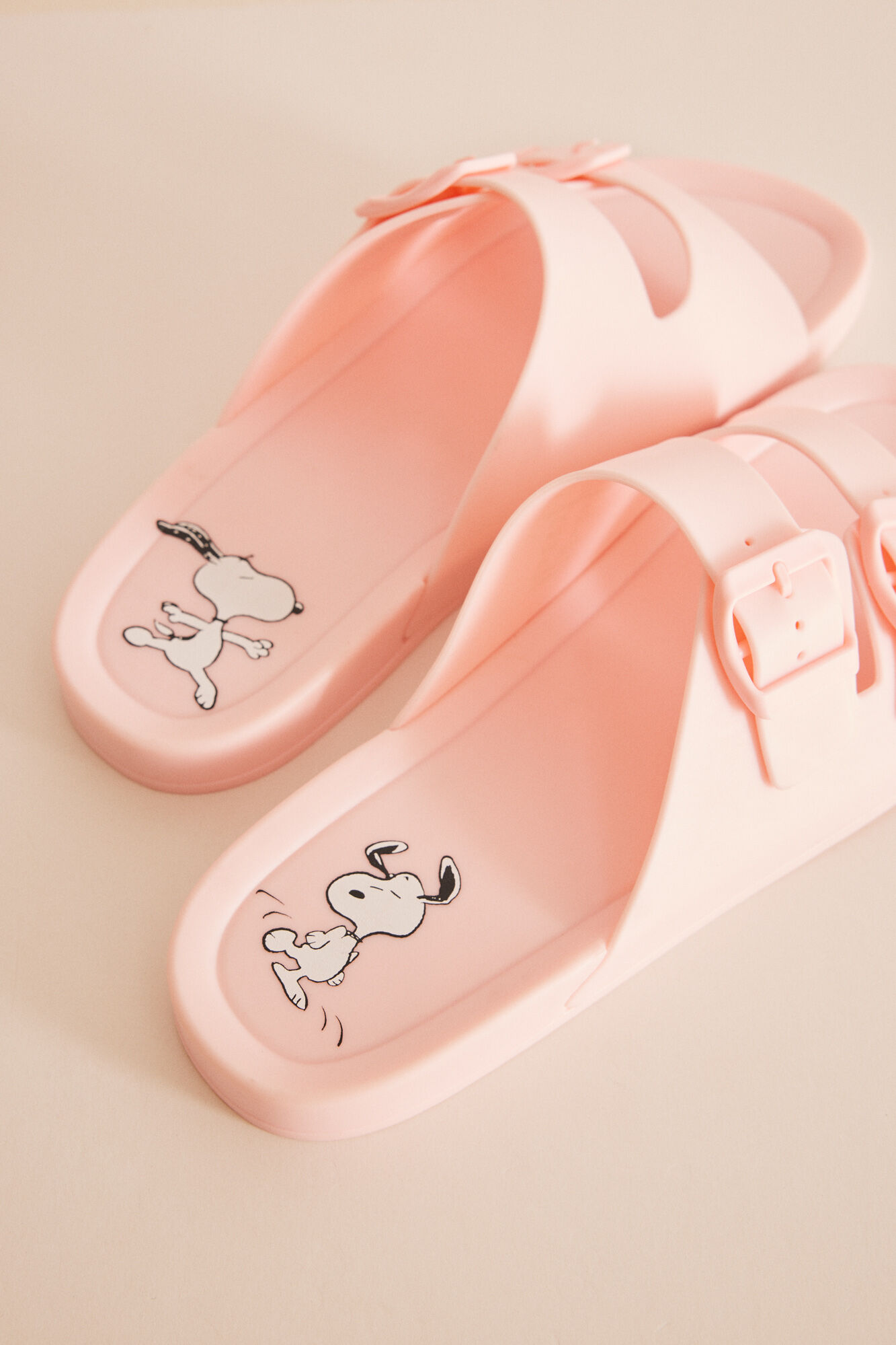 Women'secret Sandalias inyectadas rosa Snoopy rosa