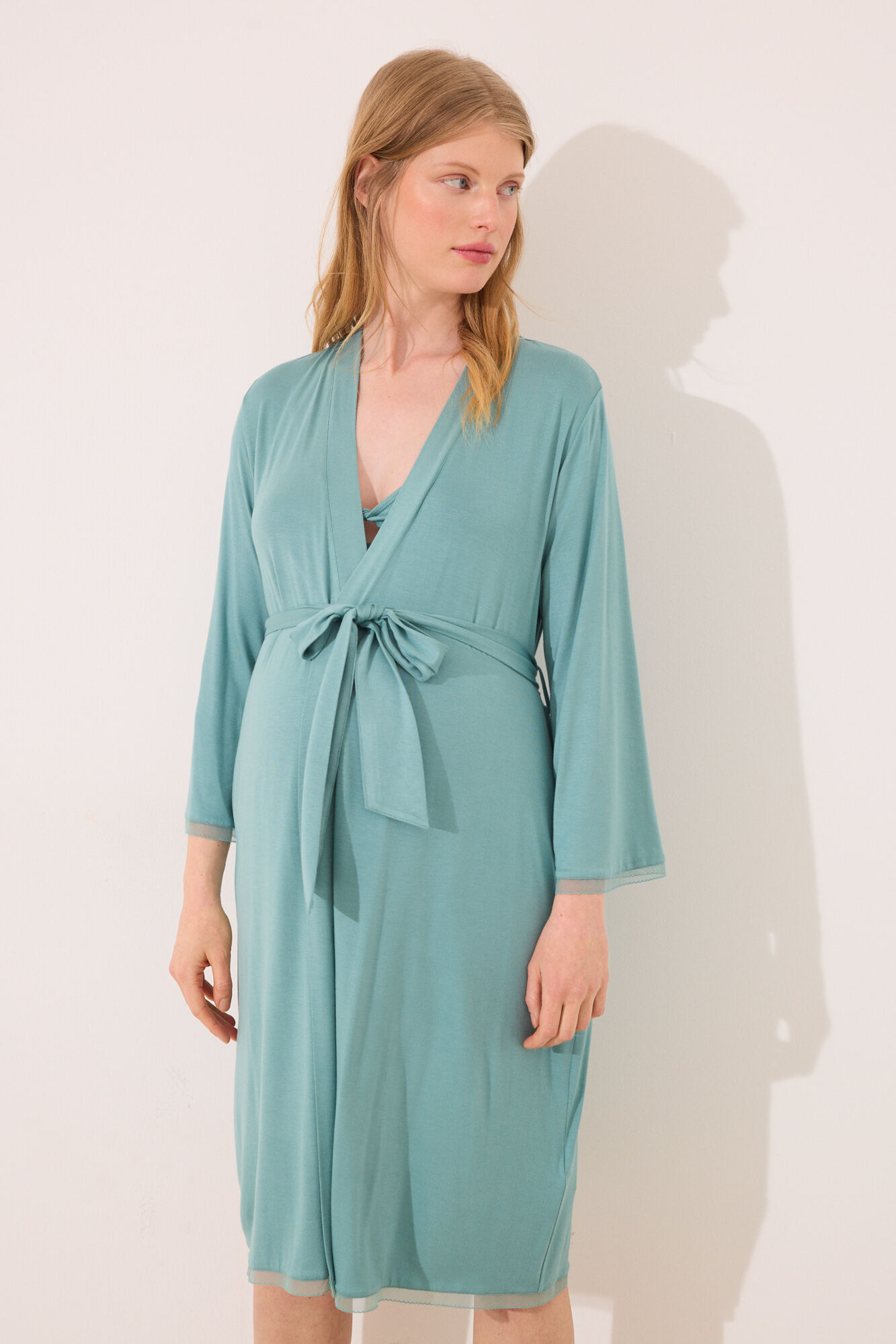 Women'secret Bata premam&aacute; verde agua verde